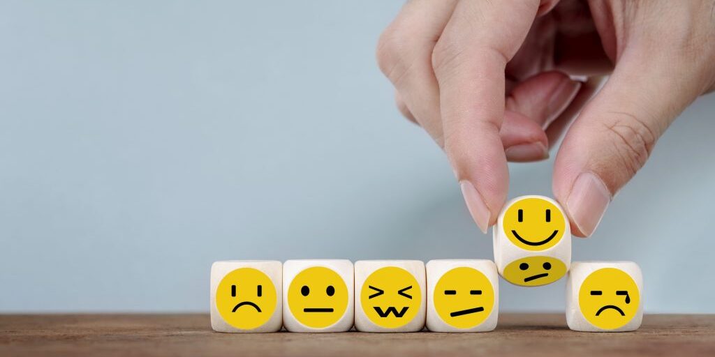 Demonstrating turning negative feelings to positive feelings